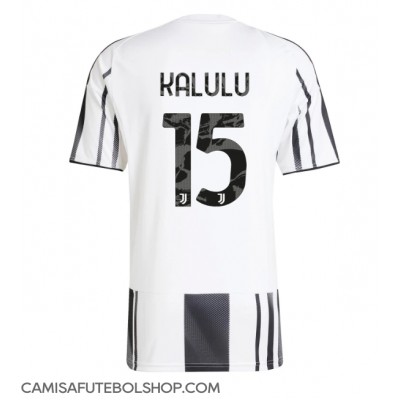 Camisa de time de futebol Juventus Pierre Kalulu #15 Replicas 1º Equipamento 2025-26 Manga Curta Camisa de time de futebol Juventus Pierre Kalulu #15 Replicas 1º Equipamento 2025-26 Manga Curta